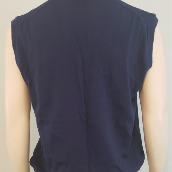 Oleg Cassini Sweaters Oleg Cassini Mens Navy Sweater Vest Xl 97s